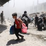 La infancia se consume en el infierno de Gaza
