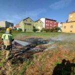 Incendio nunha finca urbana no Concello de Boiro