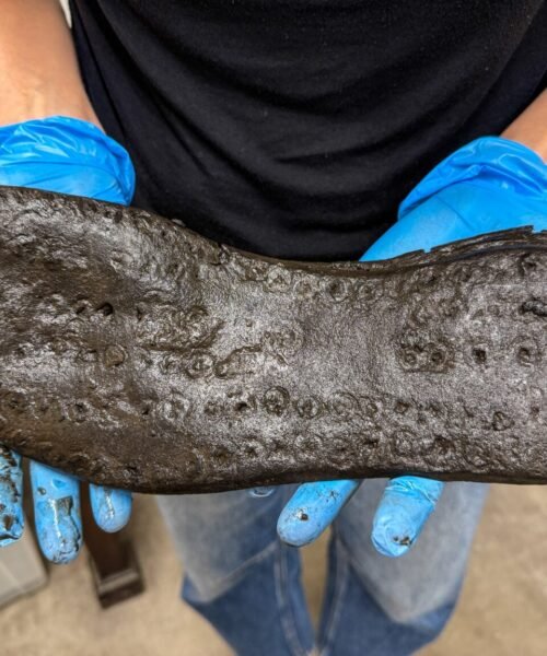 ¿Gigantes romanos? Hallados zapatos extragrandes cerca del Muro de Adriano