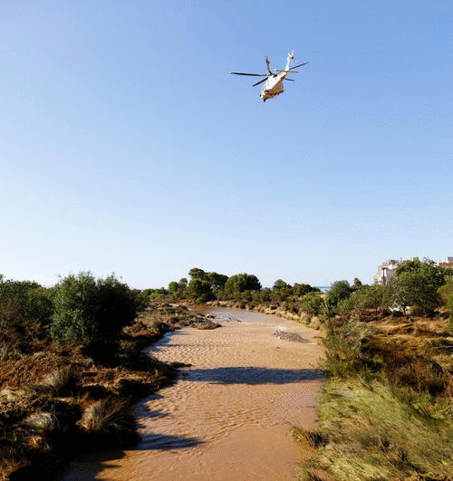 Los equipos de emergencia suspenden la búsqueda de los supuestos desaparecidos en el río Foix a «la espera de nuevos indicios»