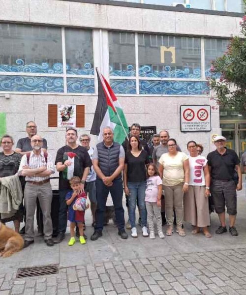 O BNG de Boiro clama contra o exterminio do pobo palestino e le un manifesto pola xustiza