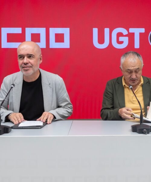 Los líderes de CC OO y UGT anuncian una “fuerte ofensiva salarial” tras el fracaso de las 37,5 horas