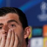Courtois, contra Tebas y LaLiga: “No he visto nunca a un presidente hablar así, ni censurar y manipular”