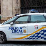 Una mujer se asusta por una araña y choca contra un coche y tres motocicletas en Palma