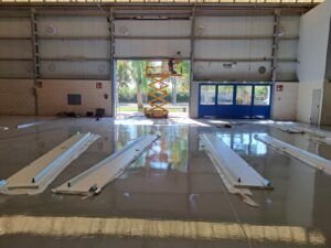 El reacondicionamiento del recinto ferial de Barbastro encara su recta final
