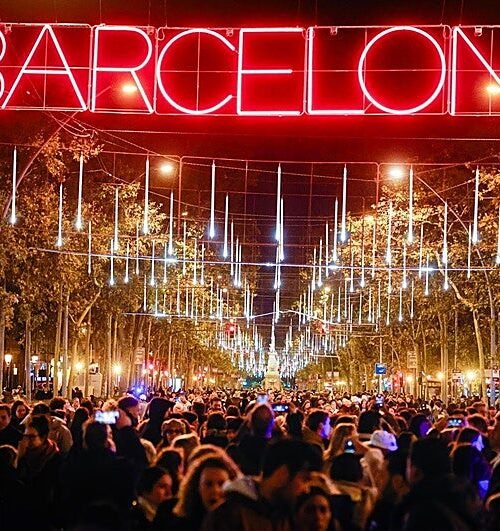 Barcelona presume de luces de Navidad