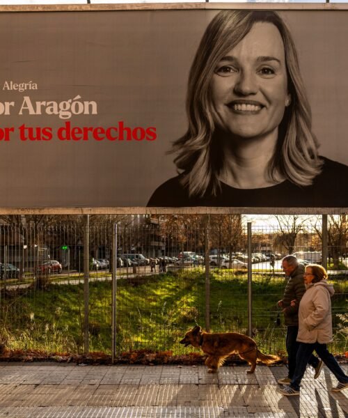 El PSOE se aferra al voto de los pensionistas ante la creciente amenaza de Vox a su segundo puesto en Aragón