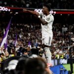 Vinicius quiere que siga la Liga y decanta con un doblete el triunfo del Madrid ante el Atlético