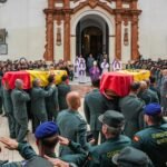 Un centenar de guardias civiles despiden en Huelva a los dos compañeros muertos este viernes mientras perseguían una narcolancha
