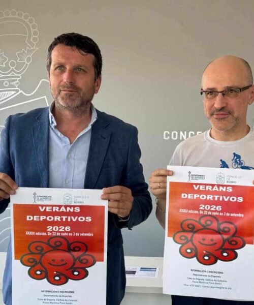 O Concello de Boiro abre o prazo de inscrición nos Veráns Deportivos 2026