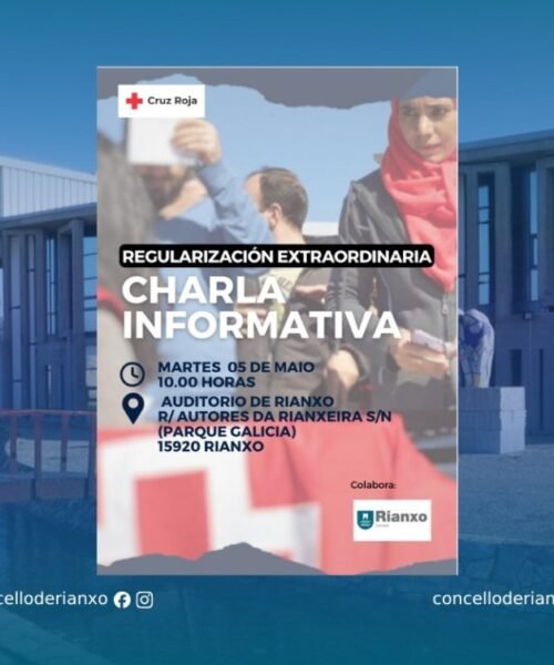 Rianxo acolle este martes unha xornada sobre a regularización extraordinaria de inmigrantes impartida pola Cruz Vermella Boiro