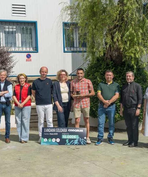 CONGALSA recada 10.000 euros e máis de 1.500 quilos/litros de alimentos non perecedoiros na súa X Andaina Solidaria