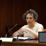 La secretaria de Zapatero, María Gertrudis Alcázar, en el Senado: “Voy a mantenerme en silencio. No es un desaire”