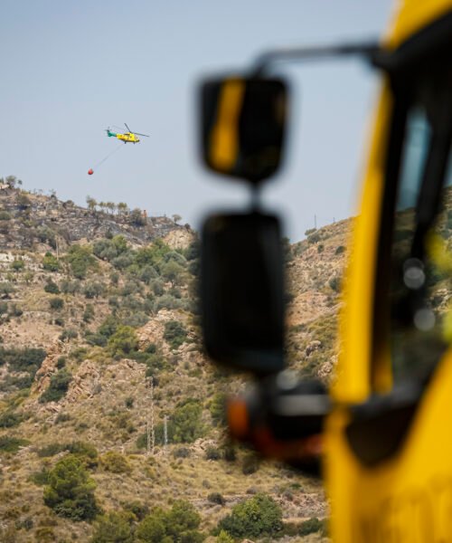 El incendio de Los Gallardos, perimetrado y estabilizado: Todos los desalojados estarán hoy de vuelta en sus casas