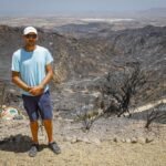 Tristán, vecino de Bédar, siguió la evolución de las llamas desde su casa porque nadie le avisó del incendio: «Ya no me siento seguro aquí»