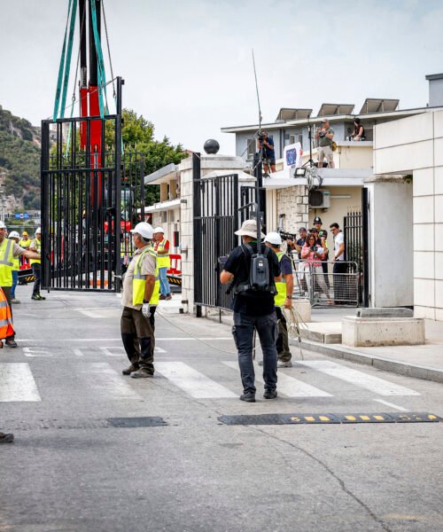 Pedro Sánchez, tras la retirada de la Verja de Gibraltar, que ya es historia: «Los conflictos no están para gestionarlos sino para resolverlos»