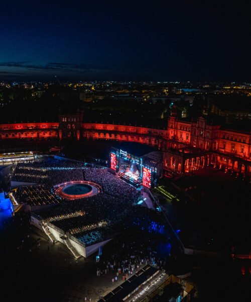 Las cifras del éxito del Icónica Sevilla Fest en la Plaza de España: sube un 25% el impacto económico, casi 370.000 espectadores y 3.500 contratos de trabajo