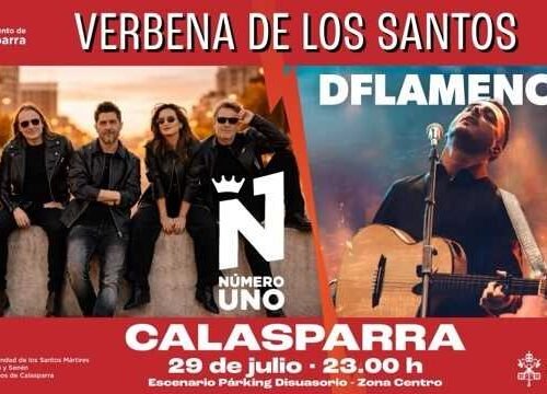 Diego Martín y DFlamenco pondrán música a la Verbena de los Santos de Calasparra