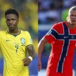 Brasil-Noruega: Vinicius y Haaland se citan en el área