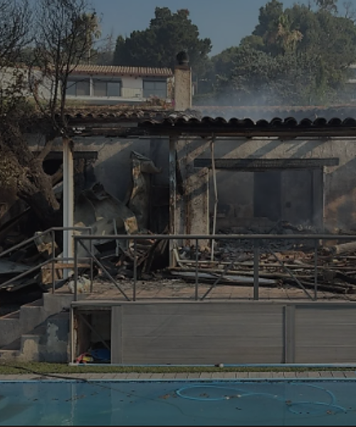 «Si nos hubiésemos confinado, ahora estaríamos asados»: el dramático relato de un vecino que perdió su casa en el incendio de la Costa Brava