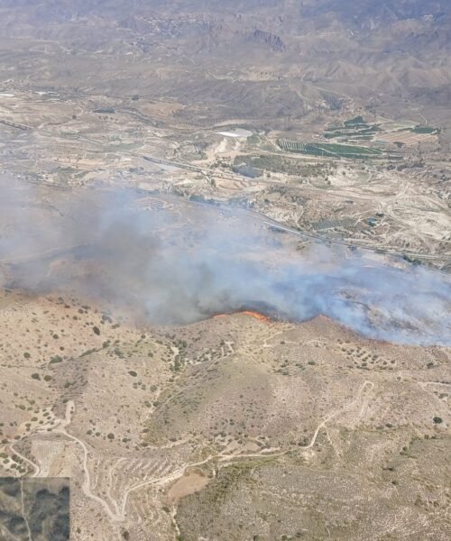 Mueren al menos 12 personas en el incendio de Los Gallardos, en Almería