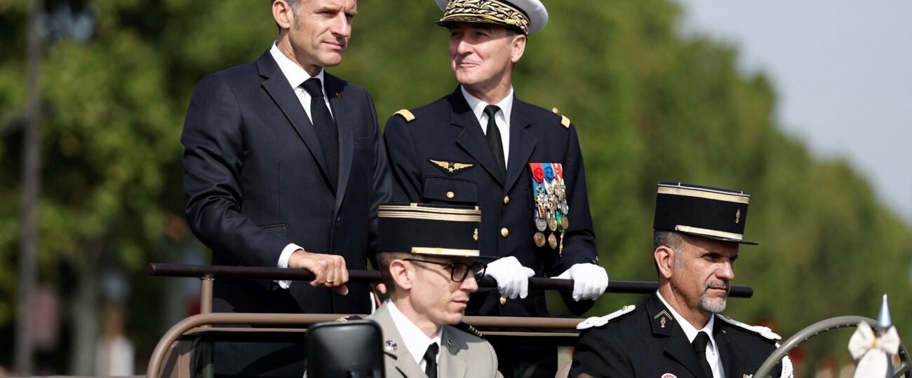Macron celebra su último 14 de julio con una exhibición del rearme europeo