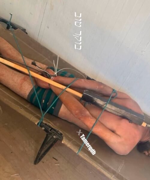 Desnudo, maniatado y con los ojos vendados: la imagen de un gazatí detenido por Israel pone el foco en el trato a los presos palestinos