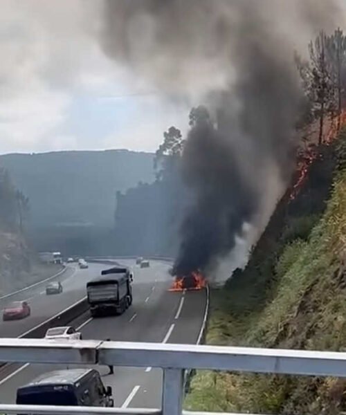 Tralo lume da AP-9, UCIN Galicia critica “a falta de prevención” da Xunta de cara aos incendios forestais