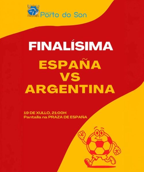 A final do Mundial de Fútbol entre España e Arxentina poderase seguir en pantalla xigante nunha chea de concellos do Barbanza