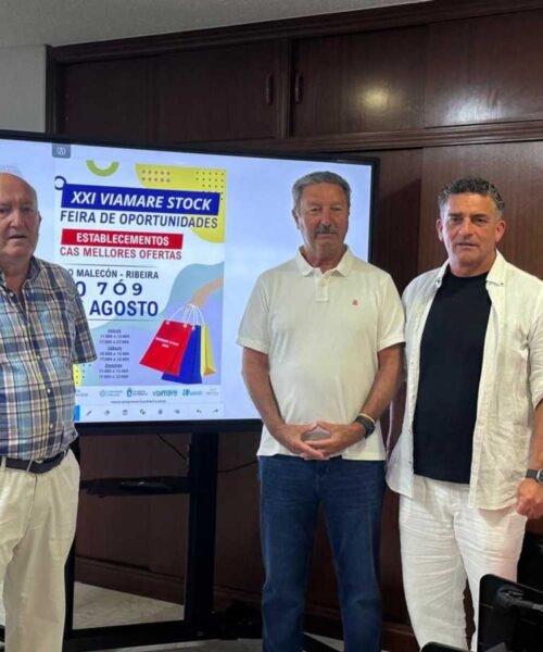 Os empresarios de Ribeira abren o 7 de agosto a nova edición (a XXI) da Feira de Oportunidades Viamare Stock 2026