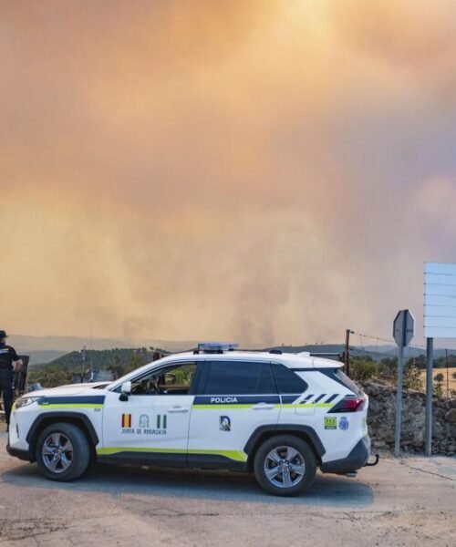 El incendio de Niebla (Huelva) ha afectado ya a 20.000 hectáreas y sigue fuera de control: «El monte artificial ha convertido esta comarca en un polvorín»