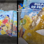 Incautados 150 kilos de cocaína oculta en un cargamento de pulpa de fruta congelada
