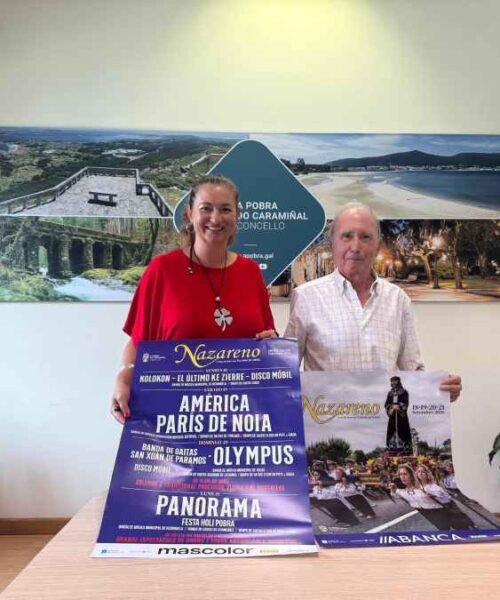 A Pobra do Caramiñal presenta as Festas do Nazareno 2026 cun potente cartel musical