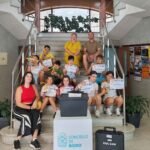 Unha decena de rapaces aprenden sobre robótica noMicrocamp Tecnolóxico do Concello de Boiro
