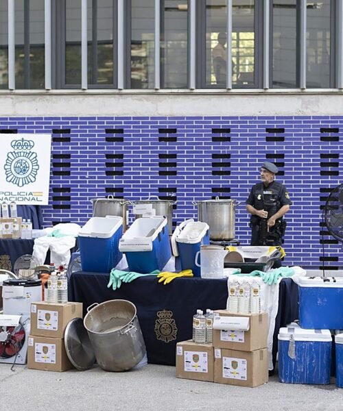 La Policía Nacional impide que el Cártel Jalisco inunde Europa de metanfetaminas