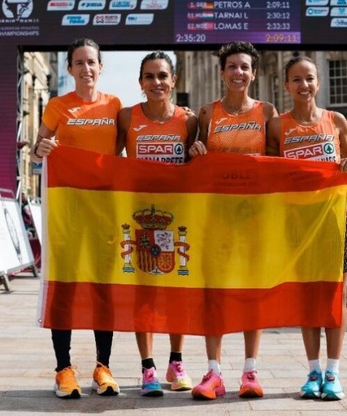 España brilla en el maratón: las atletas españolas logran la medalla de bronce por equipos en el Europeo
