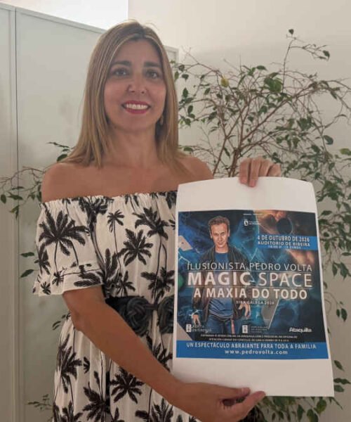 O ilusionista Pedro Volta ofrecerá un espectáculo de maxia no Auditorio de Ribeira no 4 de outubro