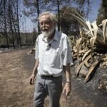 La joya botánica de Axel en el corazón del Tiétar, reducida a cenizas: «Es aplastante ver esto, era un pequeño paraíso»