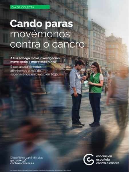A AECC da Pobra celebra este domingo unha nova xornada de recadación de fondos para axudar na investigación contra o cancro