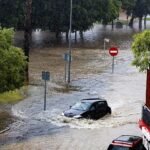 El aviso naranja por lluvias en Murcia obliga a suspender las clases en una quincena de municipios
