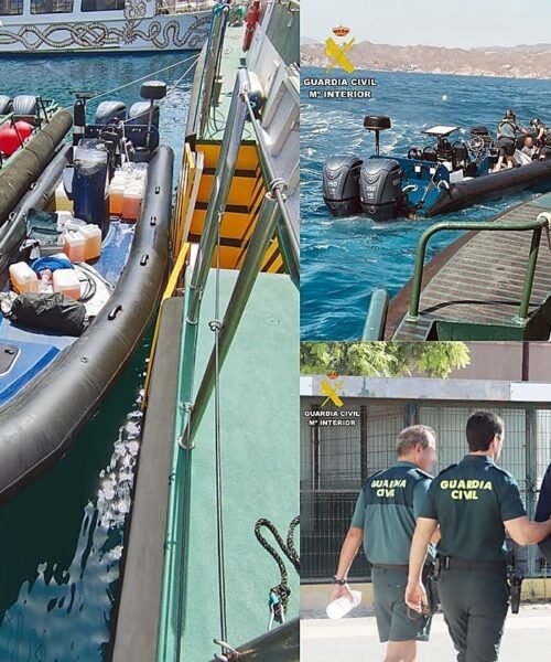 Detenidos cuatro patrones de «pateras taxi» tras dos intervenciones en Cartagena y Águilas (Murcia)