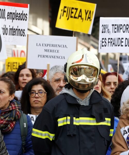 Los interinos exigen a Bruselas que denuncie a España ante la justicia europea por abusar del empleo público temporal