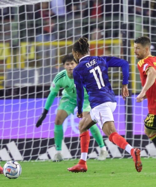 Olise desenreda un mal partido de Francia ante Bélgica