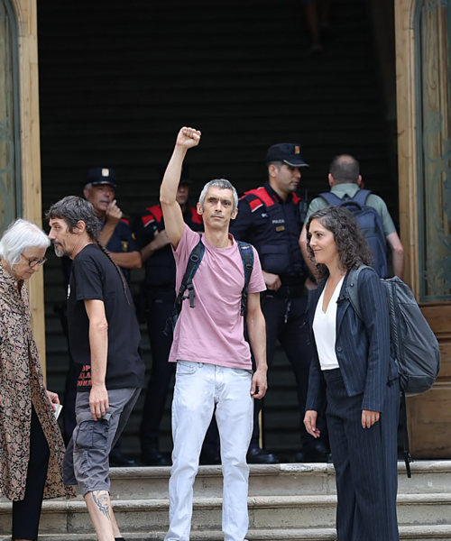 Roger Español acusa a los policías de dispararle la bala de goma el 1-O como «represalia»