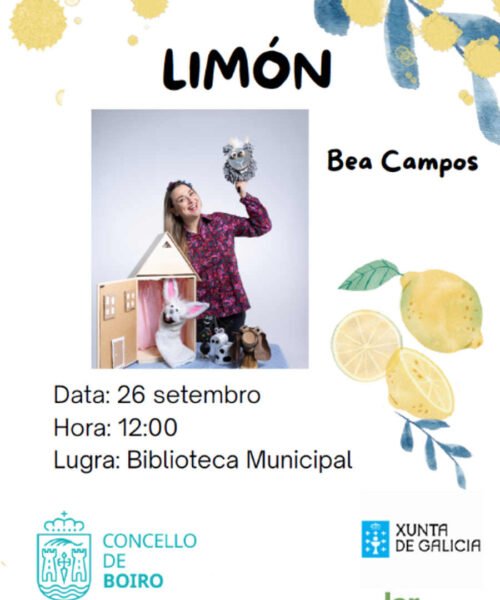 Bea Campos estará este sábado en Boiro cunha sesión para os máis cativos
