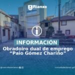 Rianxo recibe da Xunta unha axuda de máis de 546.000 euros para o Obradoiro de Emprego Paio Gómez