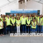 Rueda visita as obras de ampliación da ETAP de Padrón, que incrementa nun 40% a súa capacidade e abastece ao Barbanza, Arousa e Sar