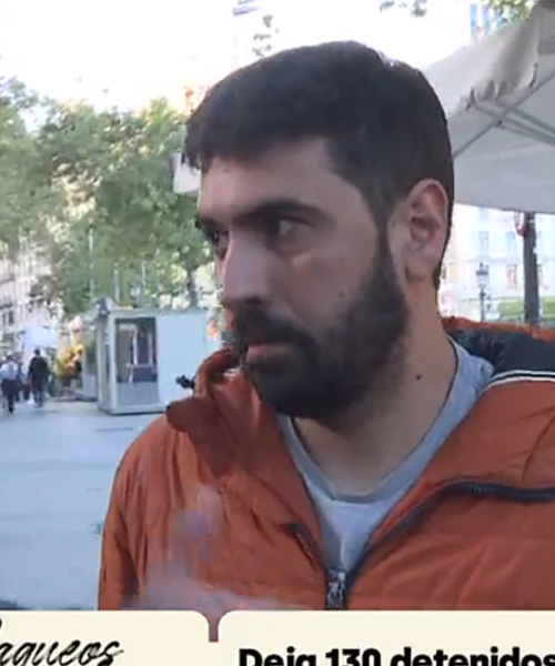 Albert Moya, propietario de una floristería afectada por los saqueos en Barcelona: «Esto es violencia gratuita, es destrozar por vicio»