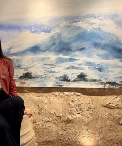 El mar silencioso de la pintora Esther Miranda