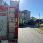 Servizos de emerxencia interveñen nun accidente de tráfico con feridos na DP-7305 en Carreira